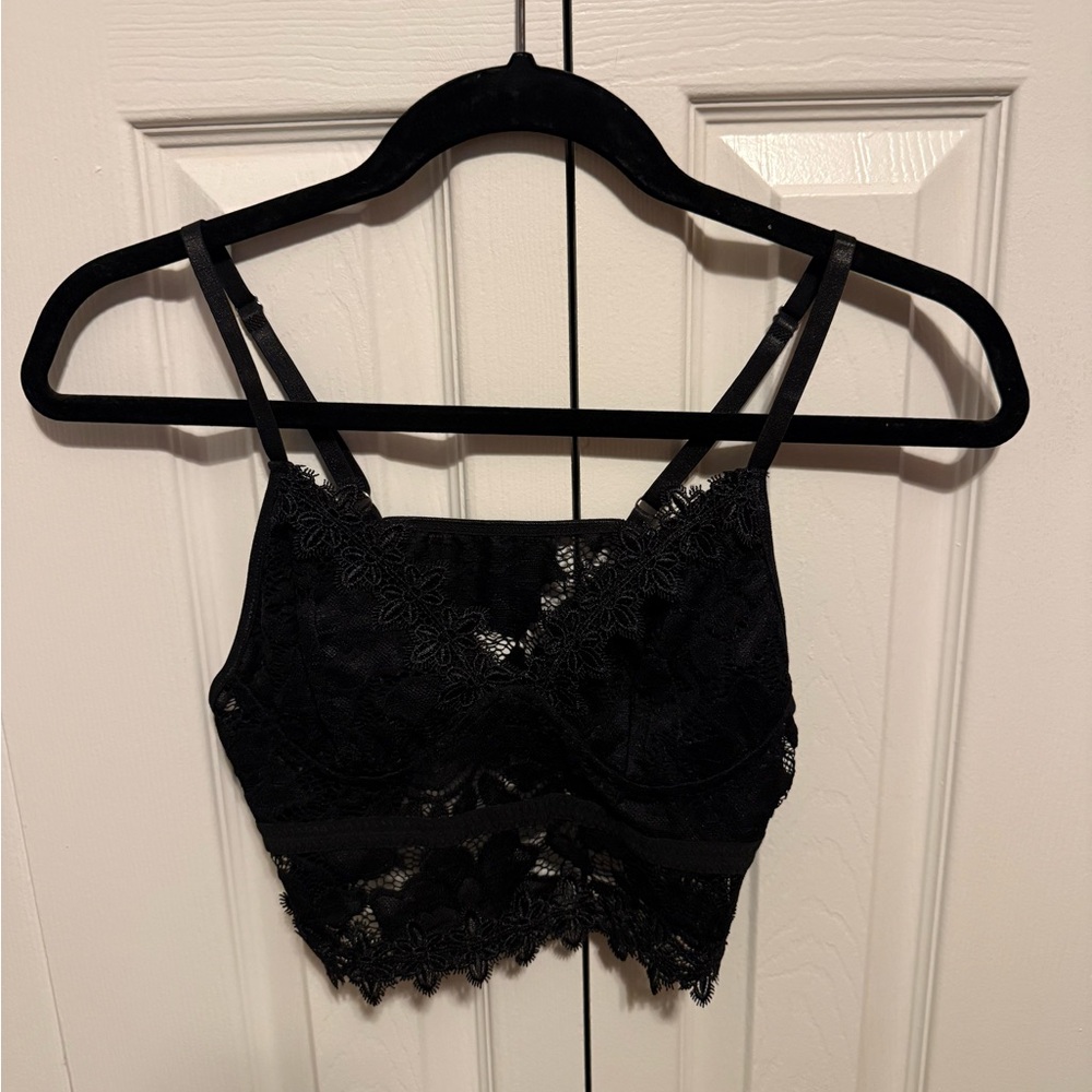 Garage Black Lace Bralette